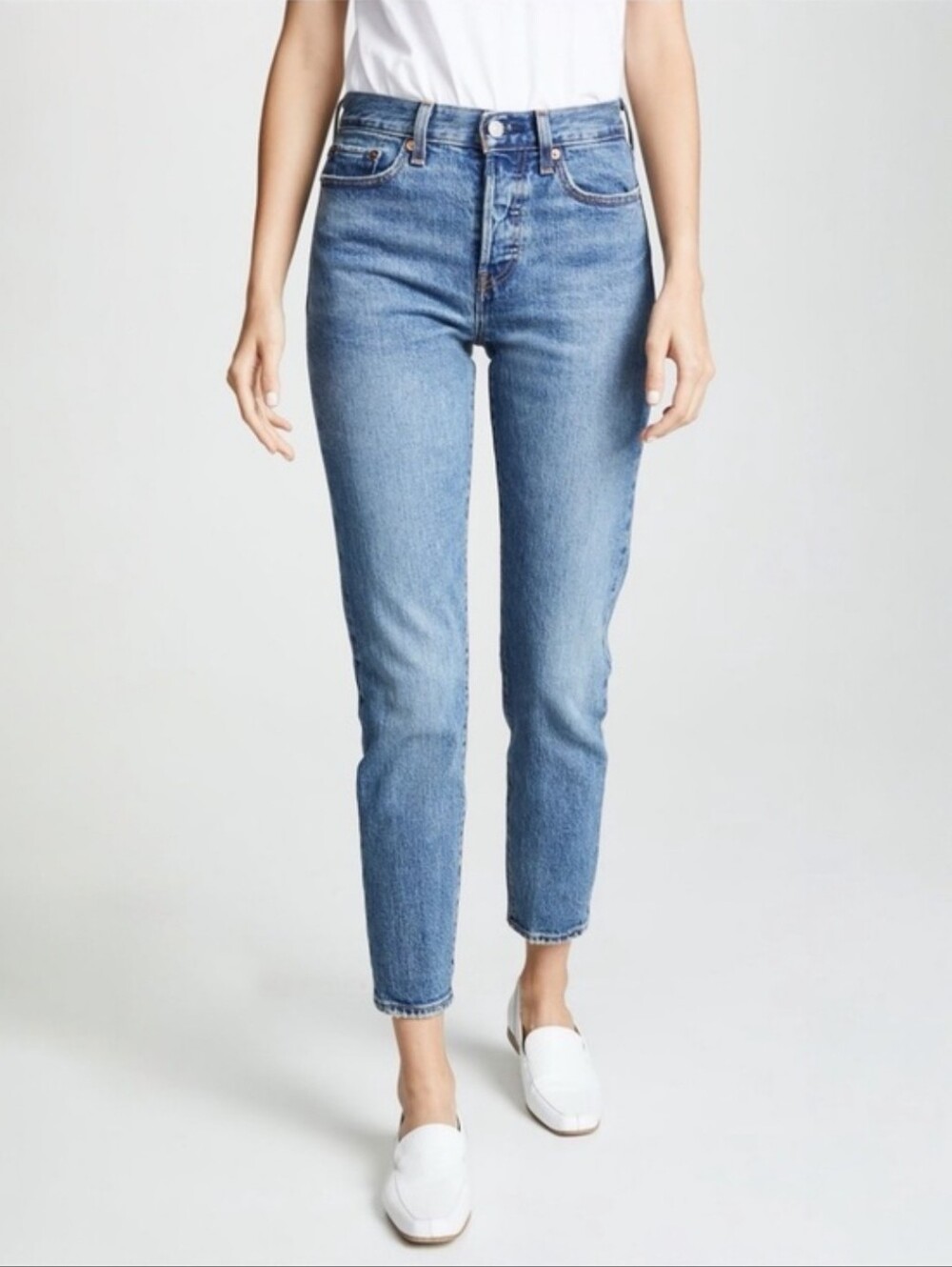 Levi’s Icon Wedgie Ankle Jeans Blue 26